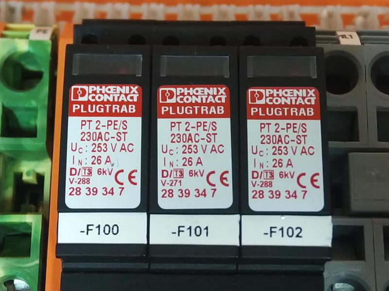 Modulo Di Protezione PHOENIX CONTACT PT2-PE/S-230AC-ST (PT2PES230ACST) &ndash; Nuovo Con Scatola